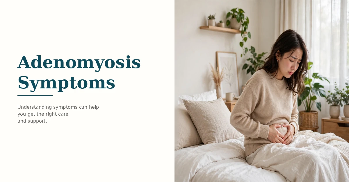 Adenomyosis symptoms - pelvic pain